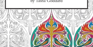 A Bunch of Flowers - adult colouring book by Tasha Goddard | www.tashagoddard.com